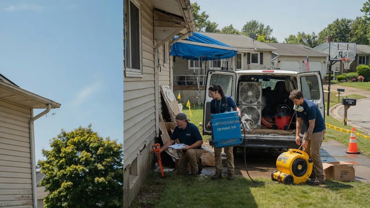 Ceiling Leak Cleanup in New Lenox, IL near me